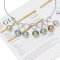 10.67 mm to 12.50 mm Tahitian Pearl Diamond Chandelier Necklace