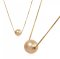 11.0-11.5 mm Gold South Sea Pearl Full Drilled Pearl with Chain