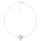 17.0 mm White South Sea Pearl Full Drilled Pearl with Core with Choker