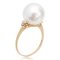 11.8 mm Aurora Phoenix South Sea Pearl Diamond Ring