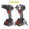 รุ่น OCK152-D2 COMBO Kit ชุดสว่านกระแทก+ไขควงไร้สาย 20V MAX* Brushless OSUKA