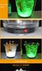 Led ice bucket