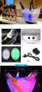 Led ice bucket
