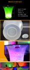 Led ice bucket