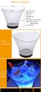 Led ice bucket