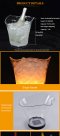 Led ice bucket