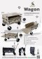 รถเข็น WAGON สีโอลีฟ