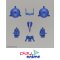 30MM 1/144 OPTION ARMOR FOR HIGH-MOBILITY [CIELNOVA EXCLUSIVE / BLUE]