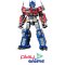 Blokees Figures - Transformers 71141 - Classic Class 01 - Optimus Prime (Model Kit-Luminous Eyes）