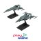 (Pre-order) พร้อมจัดส่งประมาณเดือน 3 ปี 2025 ครับ MECHA COLLE DX TYPE 5 EXPERIMENTAL SPACE HEAVY STRIKE FIGHTER COSMO  PYTHON [2 item set]