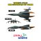 (Pre-order) พร้อมจัดส่งประมาณเดือน 3 ปี 2025 ครับ MECHA COLLE DX TYPE 1 SPACE STRIKE FIGHTER COSMO TIGER II  (Single Seater / Two Seater) [2 item set]