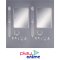 ACTION BASE 7 [CLEAR COLOR] MIRROR STICKERS SET