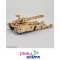 30MM 1/144 EXTENDED ARMAMENT VEHICLE (TANK VER.)[BROWN]