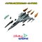 (Pre-order) พร้อมจัดส่งประมาณเดือน 3 ปี 2025 ครับ MECHA COLLE DX TYPE 1 SPACE STRIKE FIGHTER COSMO TIGER II  (Single Seater / Two Seater) [2 item set]