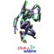 BLOKEES ULTRA ACTION FIGURE - EVANGELION 73501 - LEGACY EDITION - EVANGELION UNIT 01