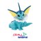 (Pre-order)พร้อมจัดส่งประมาณเดือน 5 ครับ Pokemon Model Kit QUICK!! 27 VAPOREON