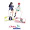 ACTION BASE 7 [CLEAR COLOR] MOBILE SUIT GUNDAM GQUUUUUUX STICKERS SET