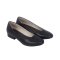 Black Basic Casual Low Heel