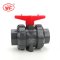 บอลวาล์วยูเนี่ยน WF UPVC ANSI TrueUnion Ball Valve1/2"