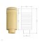 Strainer on FRP filter tank size 24-36 inches DN40