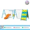 ชุด 6 in 1 ปีนป่ายกระดานลื่นทริปเปิ้ล A | เครื่องเล่นสนาม