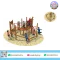 เครื่องเล่นปีนป่าย Balance Quest พร้อมสะพานสมดุลและห่วงโหน โดย Sealplay