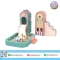 Candy Ball Pit Corner ห้องบอลในร่มขนาดเล็ก พร้อมบ่อบอล สไลเดอร์ และของเล่นนุ่ม เหมาะสำหรับเด็กเล็ก