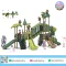 Forest Owl Trail playground with owl theme and tube slide by Sealplay