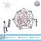 Geometric Rope Climber featuring 3D geometric rope climbing structure for outdoor adventure play by Sealplay