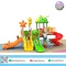 Ladybug Fish Mini เครื่องเล่นสนามเสา 89 มม. พร้อมสไลเดอร์ 3 ทาง อุโมงค์ปลา บ้านของเล่น และกิจกรรมเสริมพัฒนาการสำหรับเด็ก