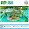 Panda Canopy Quest เครื่องเล่นสนาม PE ธีมแพนด้าและป่าไผ่ พร้อมแพนด้าขนาดใหญ่ อุโมงค์ตาข่าย กระดานลื่นท่อใส และกิจกรรมปีนป่าย by Sealplay