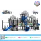 Rainbow Cloud Fortress playground with rainbow bridge and spiral tunnel slide by Sealplay