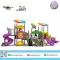 Rainbow Smile Adventure HPL playground featuring rainbow roof, tunnel slide, spiral slide and climbing activities by Sealplay
