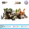Safari Treehouse Playground – เครื่องเล่นสนามธีมซาฟารีต้นไม้ พร้อมสไลเดอร์ อุโมงค์คลาน และโซนปีนป่าย สำหรับสนามเด็กเล่นกลางแจ้ง