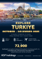 Explore Turkiye ตุรกี บินตรง+บินภายใน 2 ครั้ง (Turkish Airlines) ตุลาคม-ธันวาคม 68