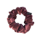 AVANA Luxe 100% Mulberry silk scrunchies - Luxe Burgundy 22 Momme