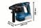 BOSCH GBH 185-LI สว่านโรตารี่ไร้สาย SDS PLUS +แบต2ก้อน+ที่ชาร์จ