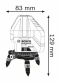 BOSCH GLL 3-15 X เลเซอร์กำหนดแนวเส้น 3 เส้น ความสว่าง2เท่า