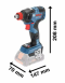 BOSCH GDX 18V-200 C ไขควงกระแทก 2 ระบบ ไร้สาย 18 โวลต์