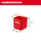 MILWAUKEE 48-22-8062 กล่องใส่อุปกรณ์ขนาด 4"x 4" (2 ชิ้น)