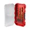MILWAUKEE 48-89-4859 ชุดดอกเจาะเหล็กไทเทเนี่ยม Red Hex HSS-G Titanium (10 ดอก)