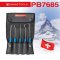 PB Swiss Tools ขอเกี่ยวโอริง 5 ตัว พร้อมซองหนัง รุ่น PB7685