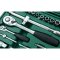 SATA ชุดเครื่องมือบล็อก ประแจ 1/4"+1/2" 80 ชิ้น รุ่น SATA 09518
