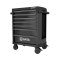 SATA ตู้เก็บเครื่องมือสีดำมีล้อ 7 ชั้น รุ่น SATA ST95113G-B