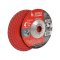 ใบเจียร 4” (100x2mm) AC60 TOPSHARP SUMO สีแดง