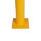 YAMADA เสาจราจรเหล็ก 80cm. (เหลือง-ดำ) Traffic Bollard