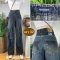 ♥️ รหัสTD41 ▪️ป้าย Bengbang Jeans  ▪️ เอว 32" สะโพก 41" ต้นขา 24" ▪️เป้า 11" ยาว 43" ปลายขา 8" (นิ้ว)
