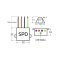 อุปกรณ์ป้องกันไฟกระชาก LED SPECIAL SURGE PROTECTION DEVICE SPD 277V 110-277 10kv 5-10kA MERLOX