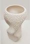 High twisted vase with delicate texture