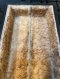 Leather & Fur mix rectangle tray